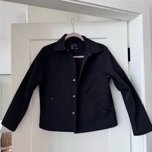 Vessi Black Women's Snap-Front Jacket